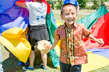 Habitat kid enjoys Fun Day.