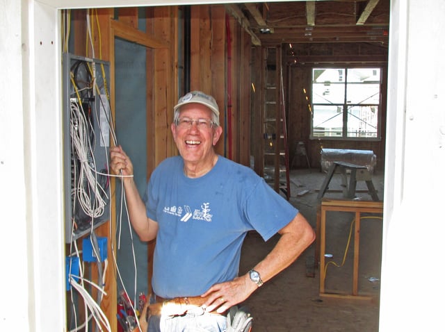 Habitat Volunteer Mike Heller