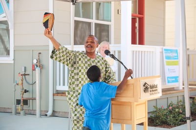 Habitat Homeowner Gives Thanks