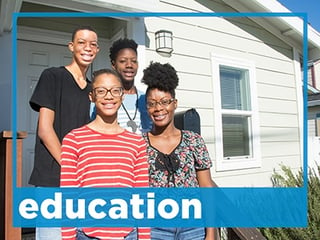 Homeownership supports education