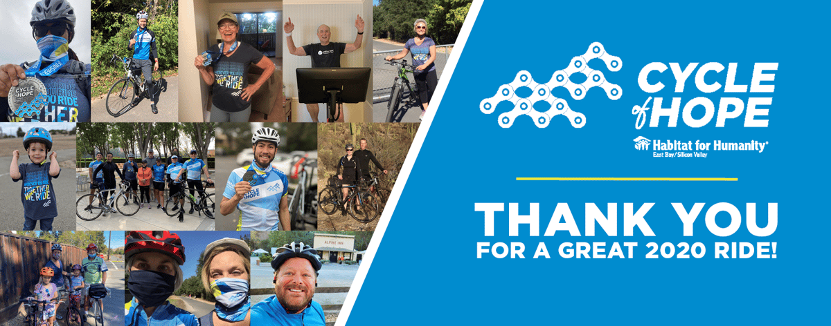 Thank you Cycle of Hope Riders!