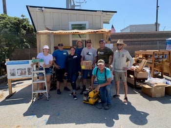 Volunteers at Bridge Housing Communities 