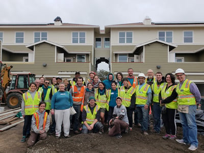 Staff Volunteer Day at Habitat