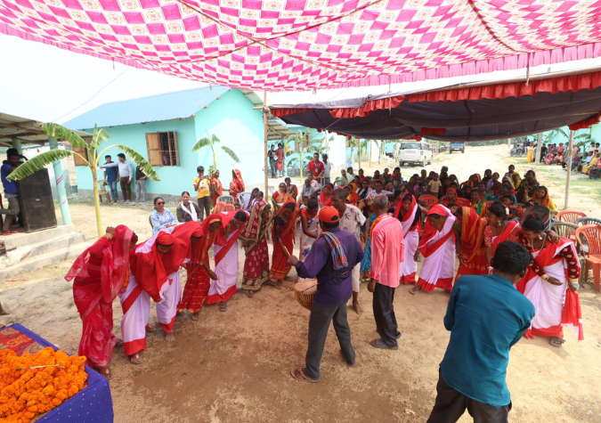 Nepalese celebration with Habitat for Humanity