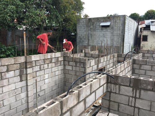 Home Construction in El Salvador