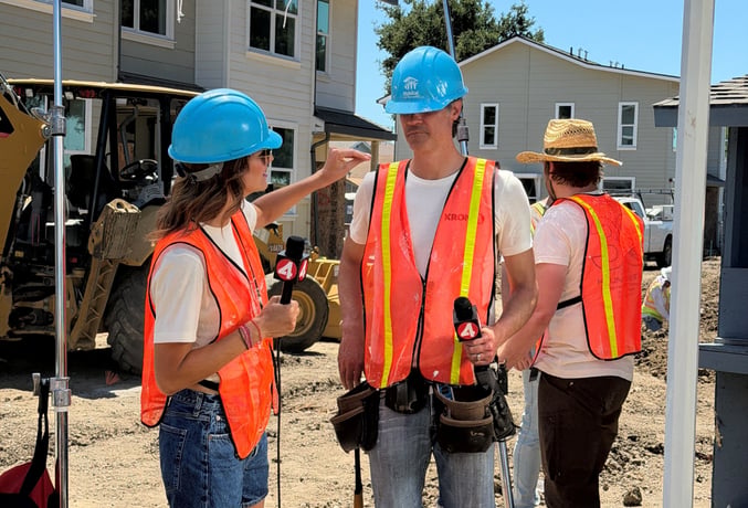Kron4 Volunteers at Sequoia Grove