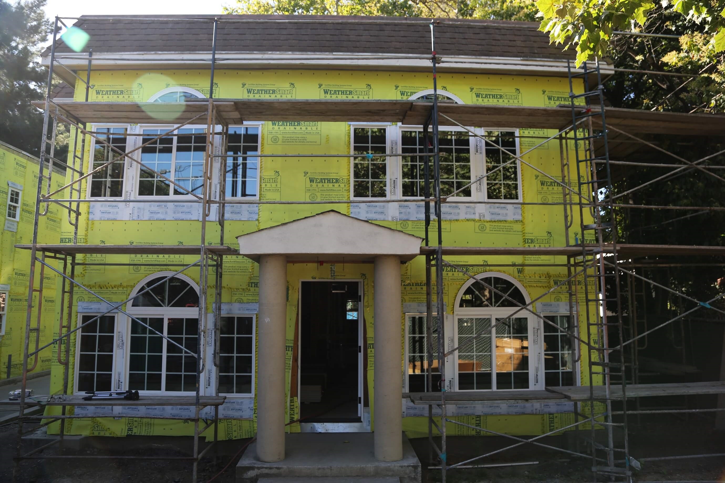 house construction site