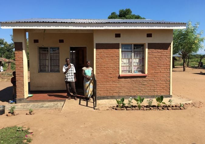 Habitat homeowners in Malawi