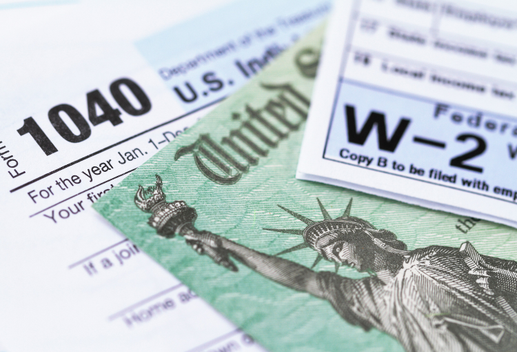 Image of tax documents